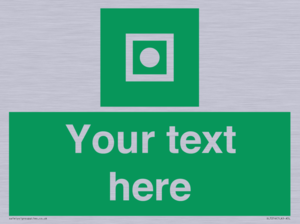 Custom sign safe condition Shipboard general alarm